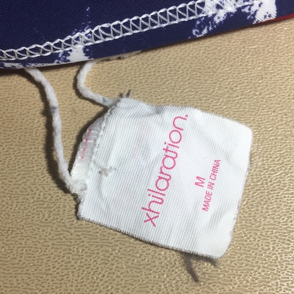 Sold Reversible American Flag Bikini Top Red White Blue Size M - Picture 5 of 7